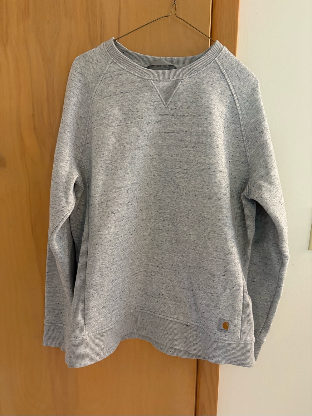 Carhartt women’s Heather Gray Crewneck Sweatshirt